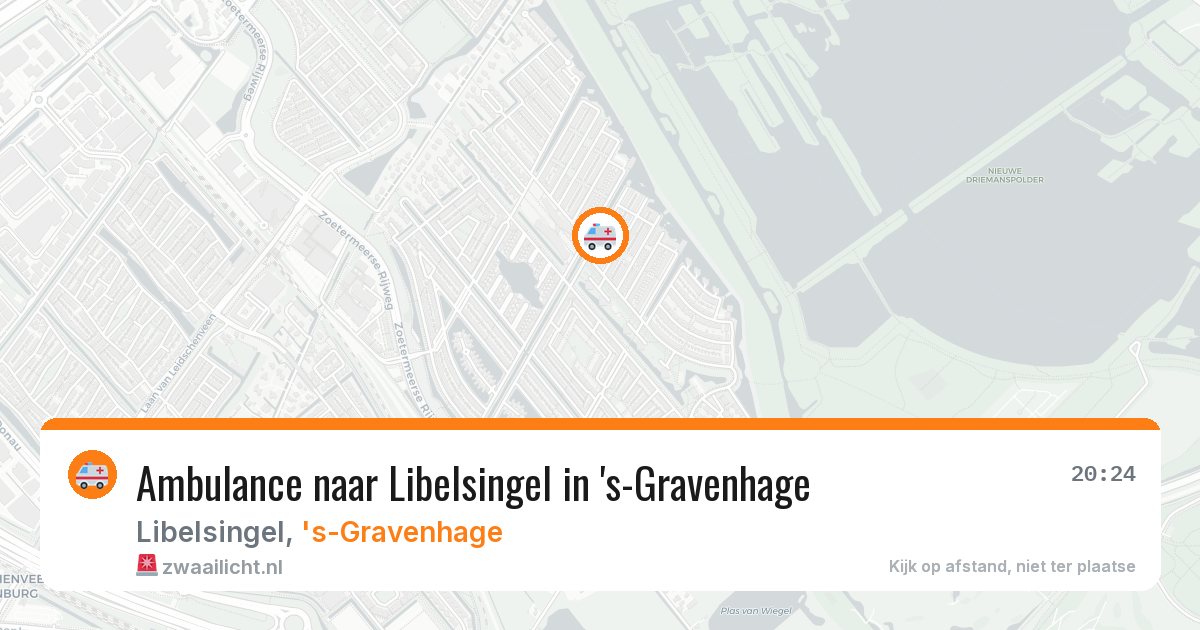 Ambulance naar Libelsingel in 's-Gravenhage — 4 aug 2026