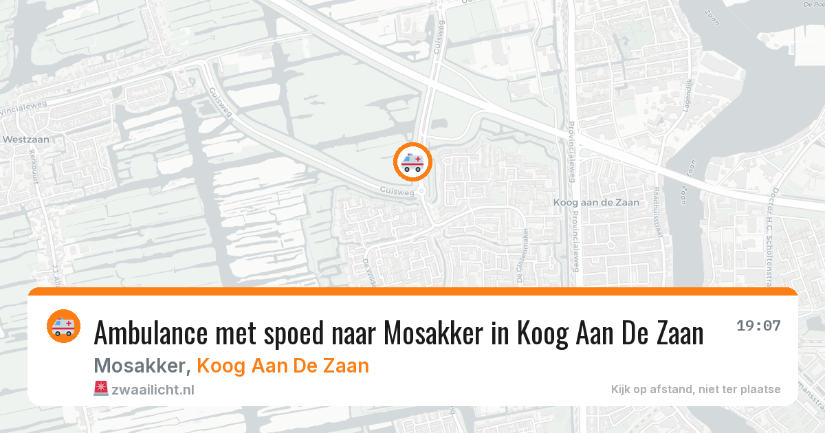 Ambulance met spoed naar Mosakker in Koog Aan De Zaan — 11 feb 2026