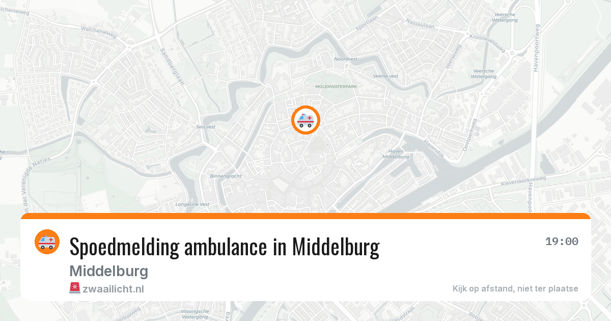Spoedmelding ambulance in Middelburg — 28 jun 2026