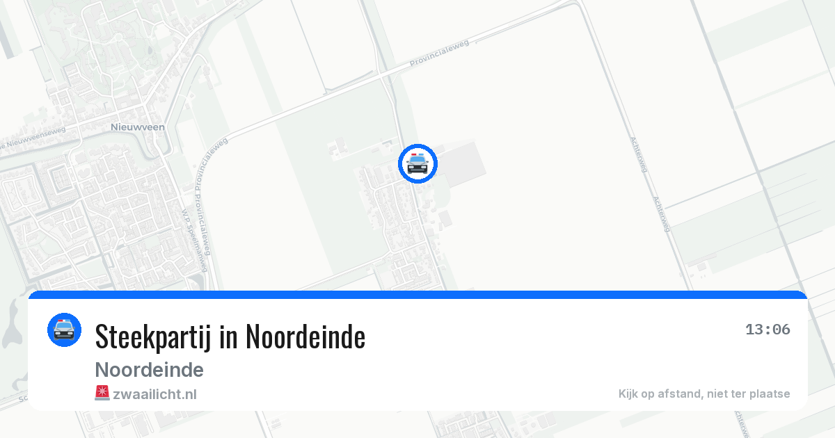 Steekpartij in Noordeinde — 15 jun 2026