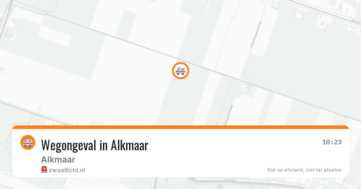 Wegongeval in Alkmaar — 24 jun 2026