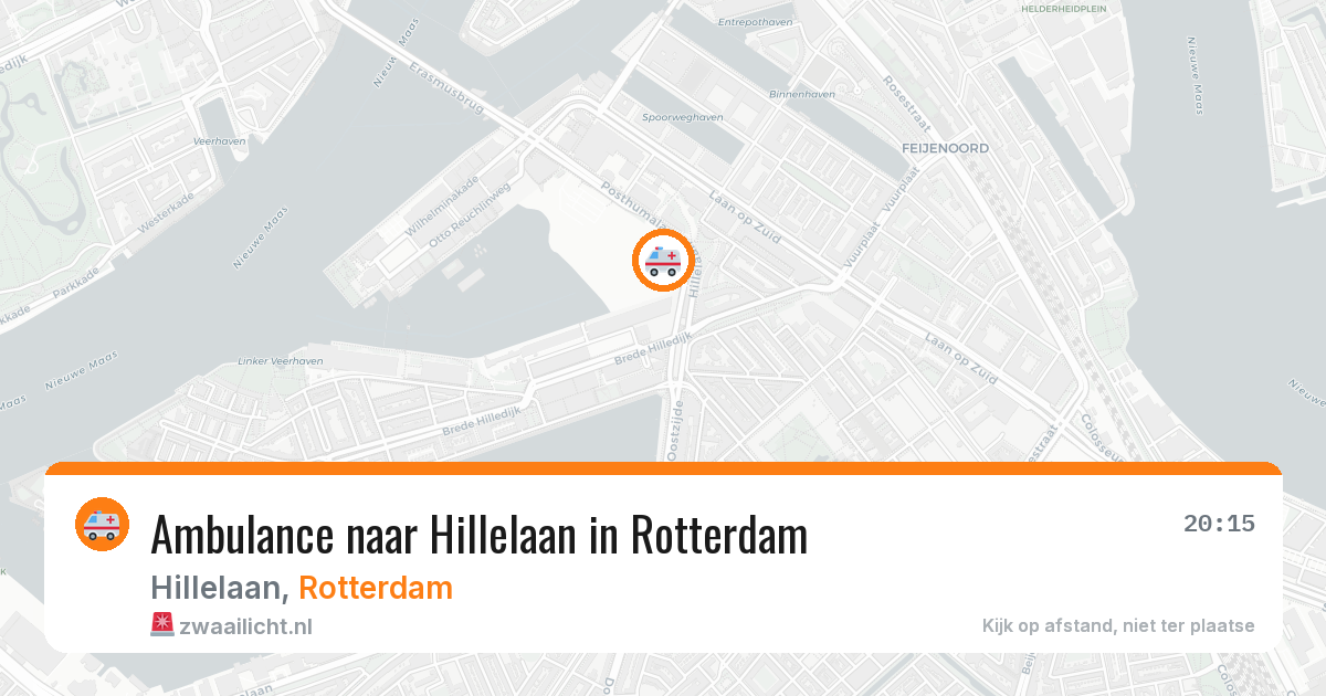 Ambulance naar Hillelaan in Rotterdam — 12 apr 2026