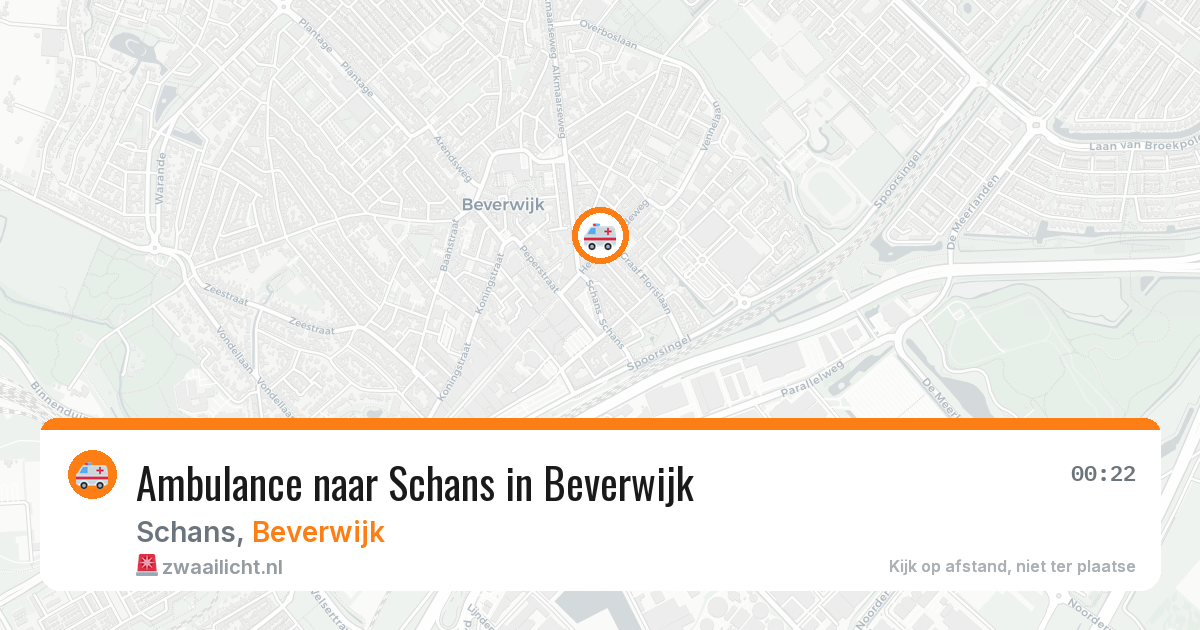 Ambulance naar Schans in Beverwijk — 12 aug 2026