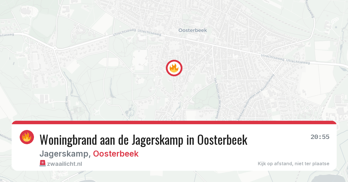 Woningbrand aan de Jagerskamp in Oosterbeek — 6 mei 2026