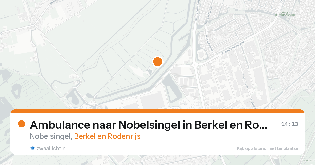 Ambulance naar Nobelsingel in Berkel en Rodenrijs — 19 aug 2026