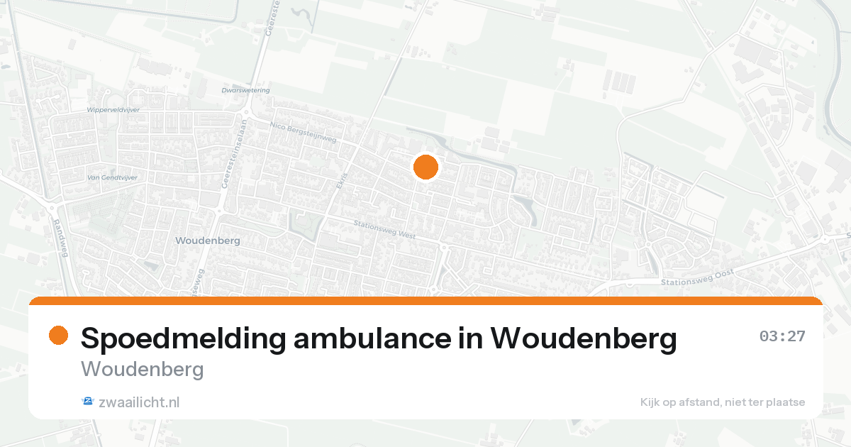 Spoedmelding ambulance in Woudenberg — 23 aug 2026