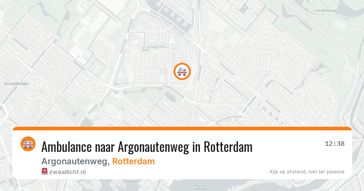 Ambulance naar Argonautenweg in Rotterdam — 25 jun 2026