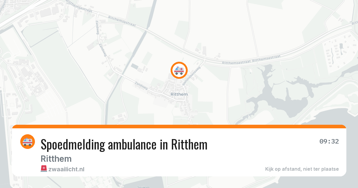 Spoedmelding ambulance in Ritthem — 18 apr 2026
