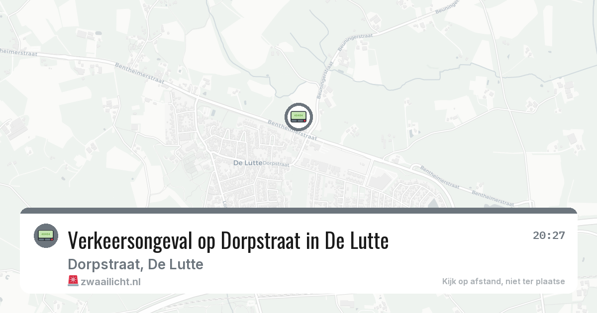 Verkeersongeval op Dorpstraat in De Lutte — 18 jun 2026