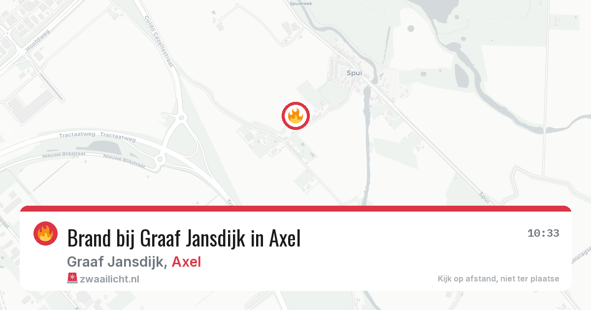 Brand bij Graaf Jansdijk in Axel — 6 feb 2026