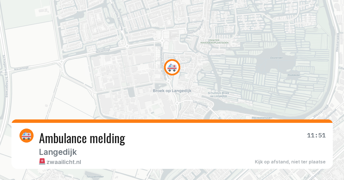 Ambulance melding — 5 mei 2026