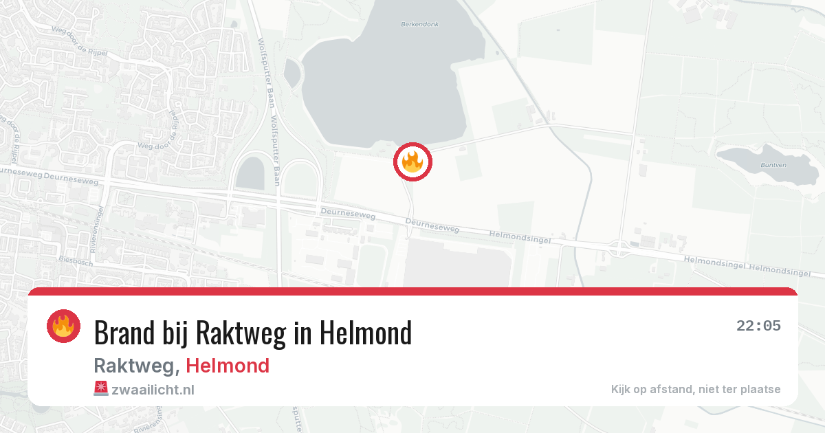 Brand bij Raktweg in Helmond — 3 aug 2026