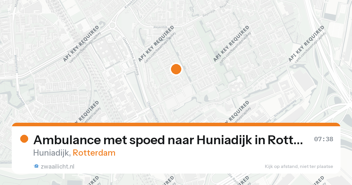 Ambulance met spoed naar Huniadijk in Rotterdam — 7 feb 2026