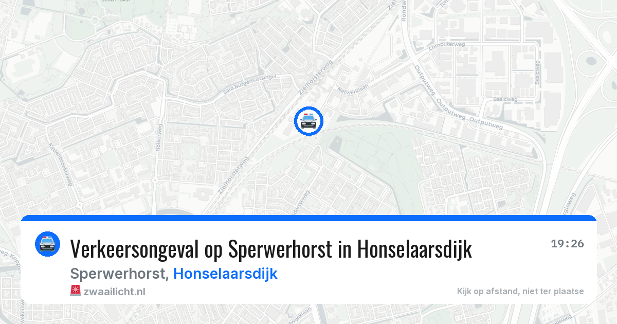 Verkeersongeval op Sperwerhorst in Honselaarsdijk — 23 jun 2026