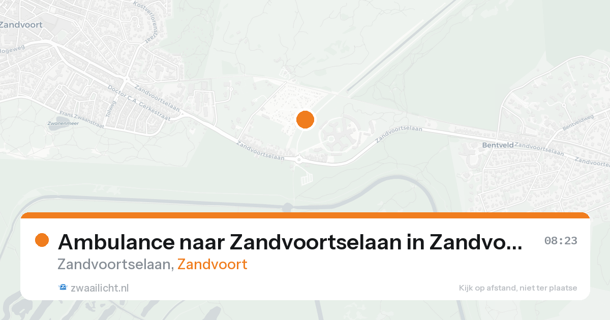 Ambulance naar Zandvoortselaan in Zandvoort — 7 jun 2026