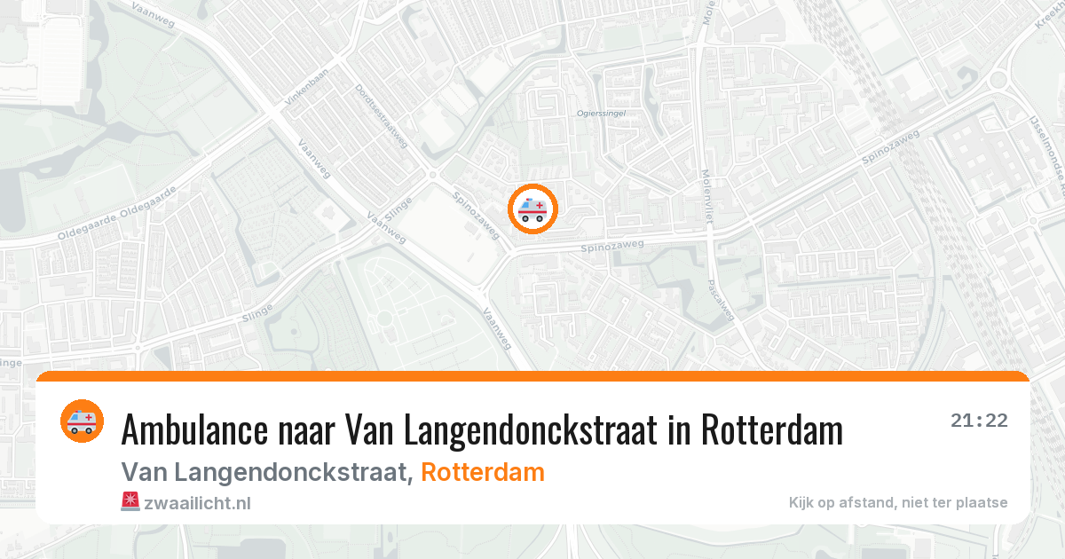 Ambulance naar Van Langendonckstraat in Rotterdam — 16 apr 2026