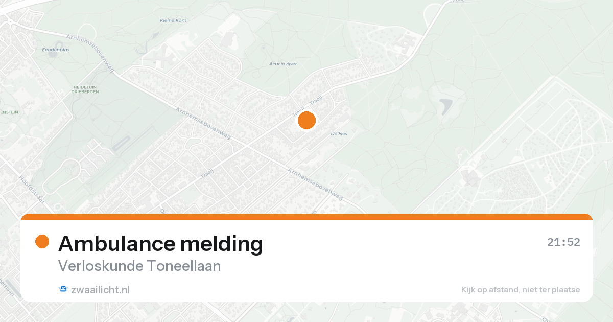 Ambulance melding — 7 feb 2026