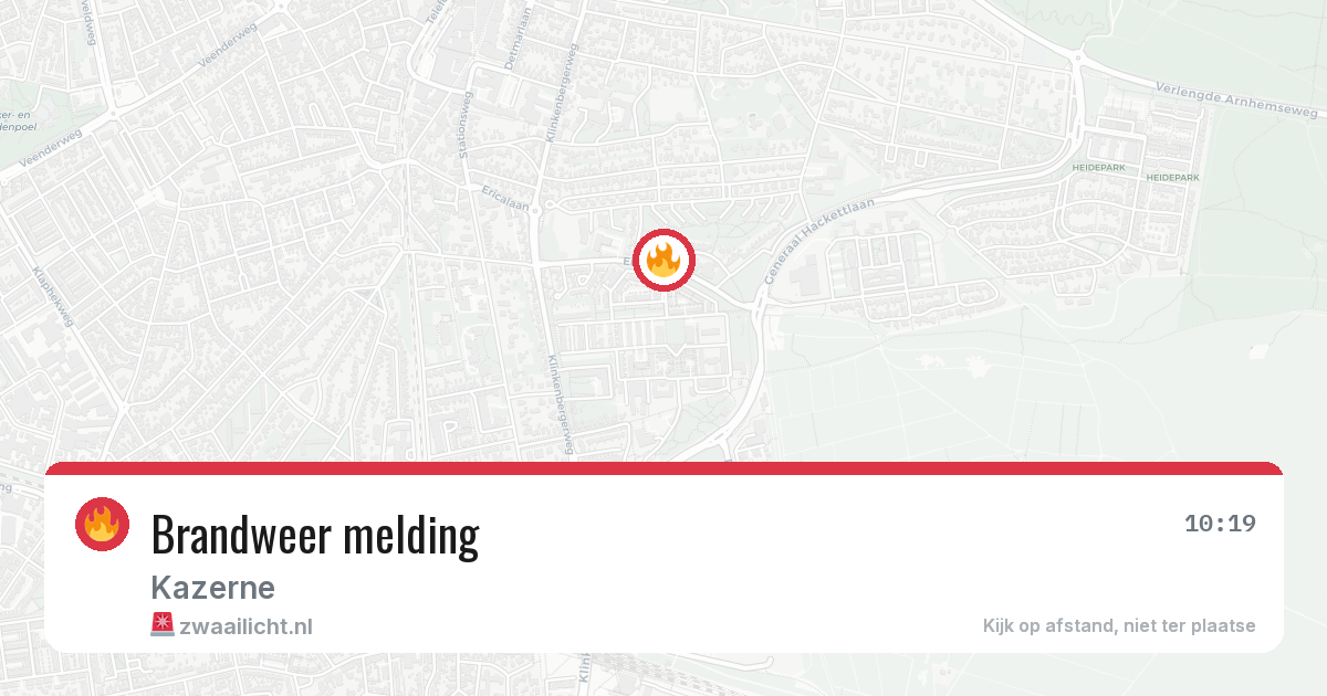 Brandweer melding — 9 jul 2026