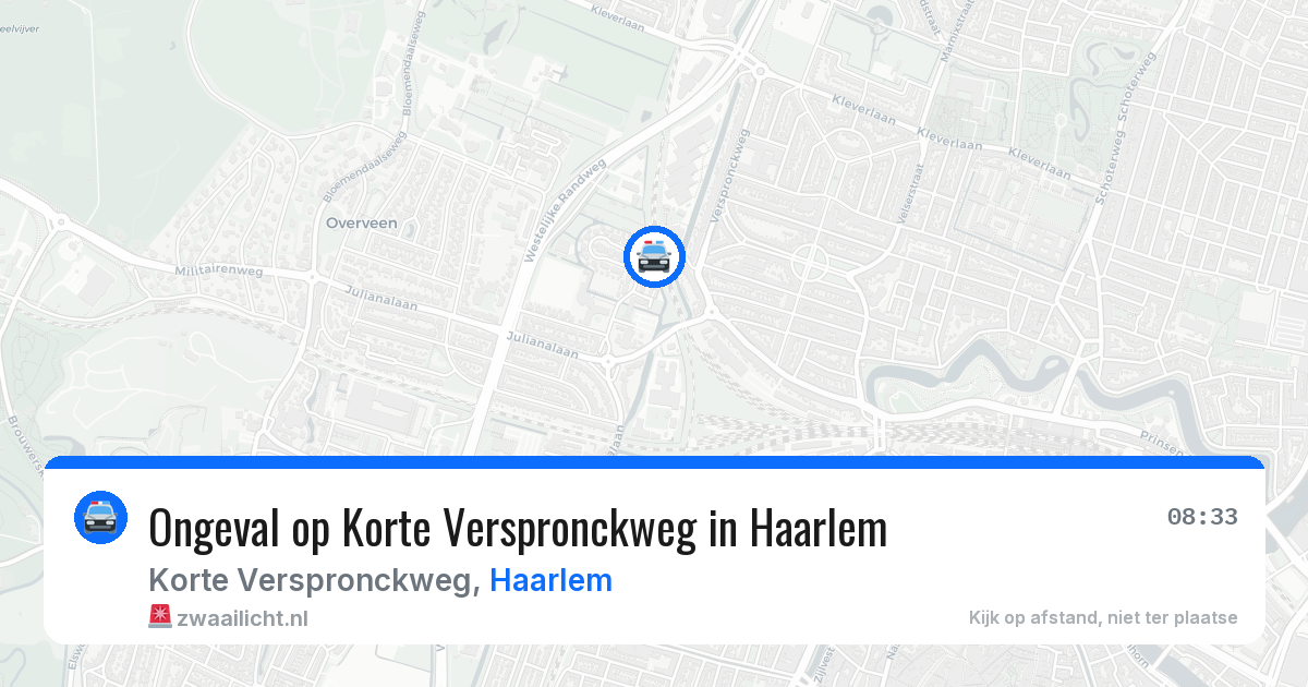 Ongeval op Korte Verspronckweg in Haarlem — 3 jun 2026