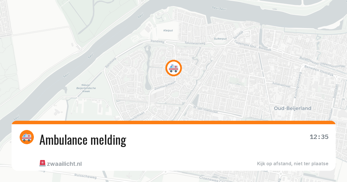 Ambulance melding — 2 jul 2026