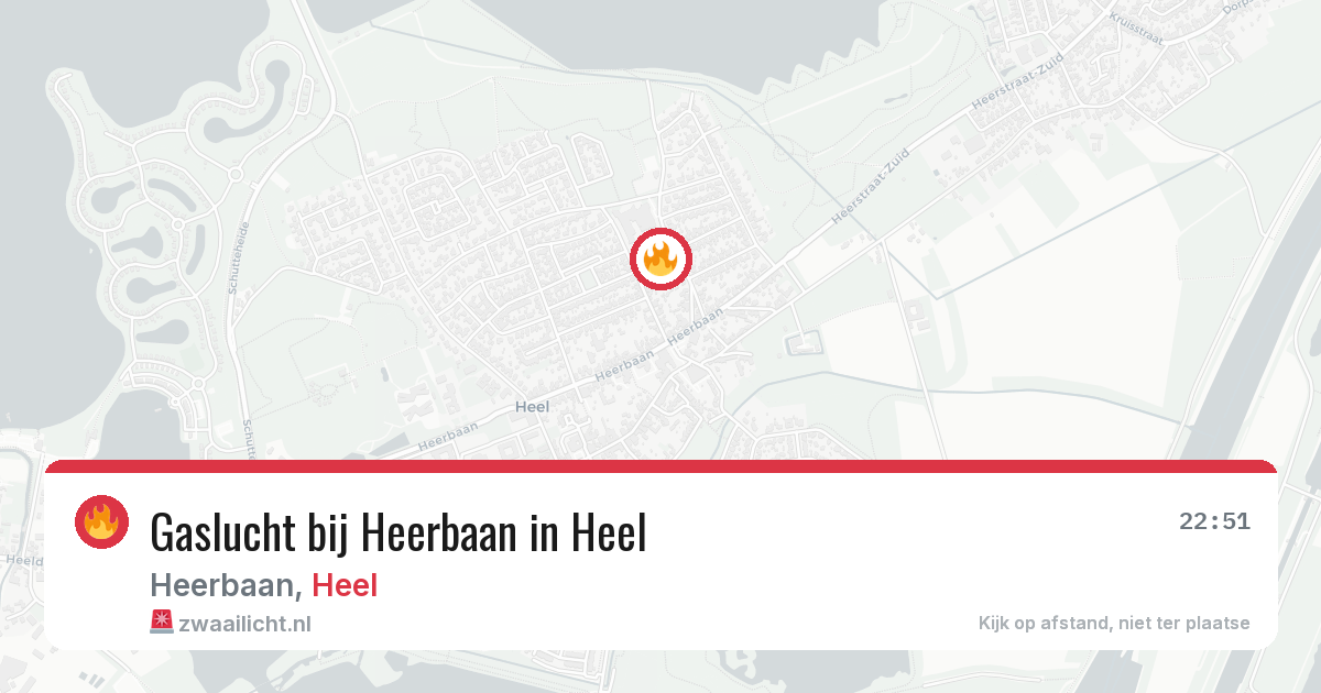 Gaslucht bij Heerbaan in Heel — 28 mrt 2026