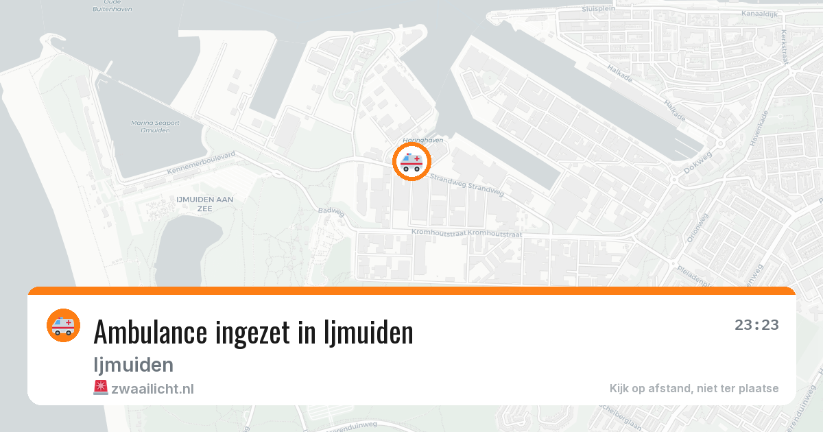 Ambulance ingezet in Ijmuiden — 13 aug 2026
