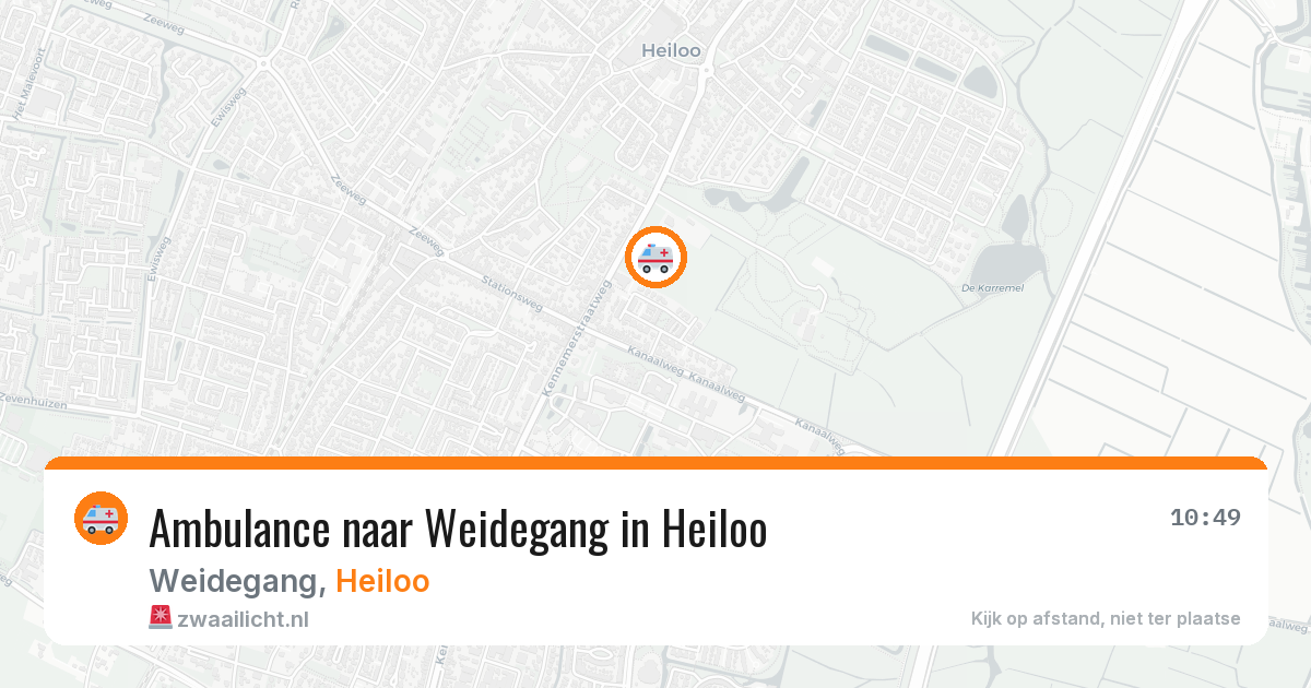 Ambulance naar Weidegang in Heiloo — 30 jan 2026