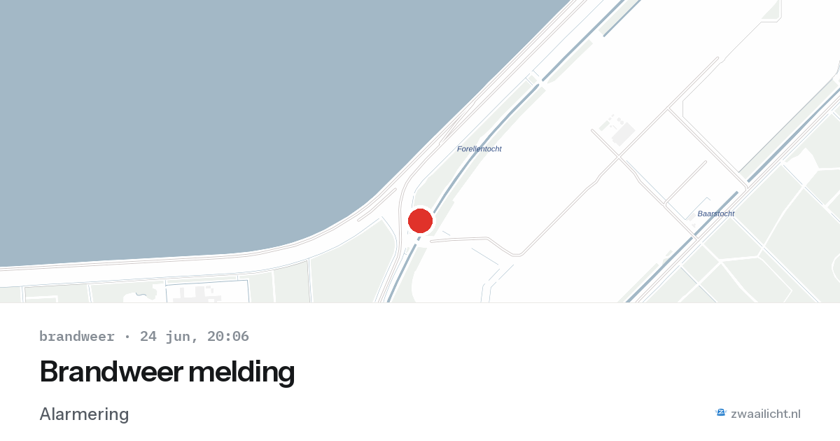 Brandweer melding — 24 jun 2026