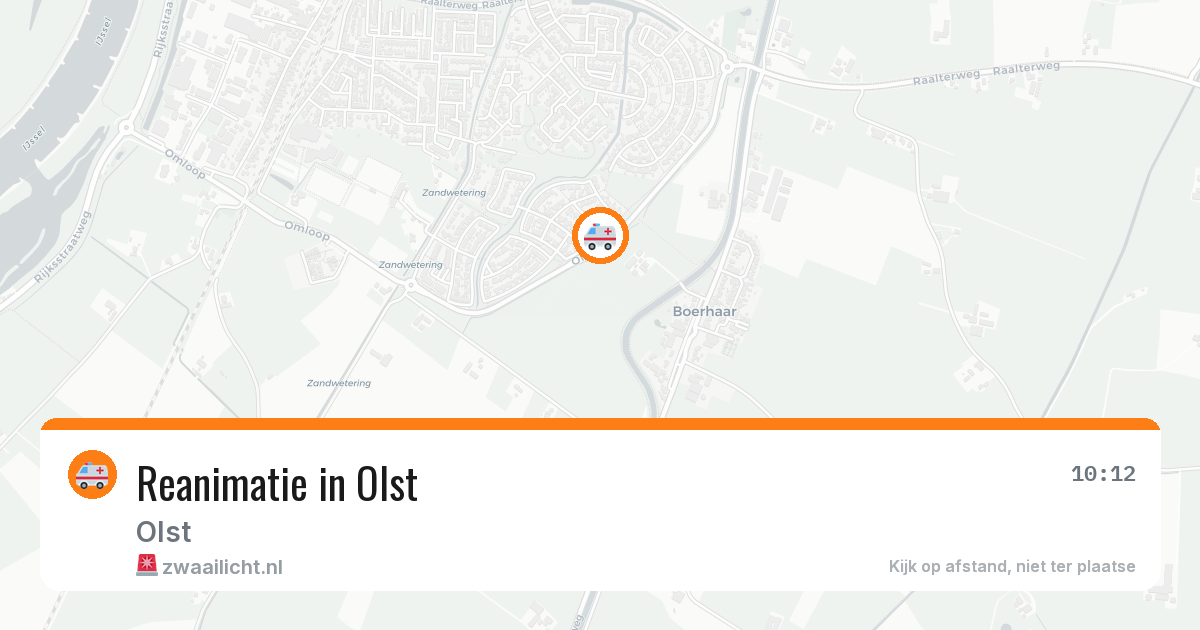 Reanimatie in Olst — 9 mrt 2026