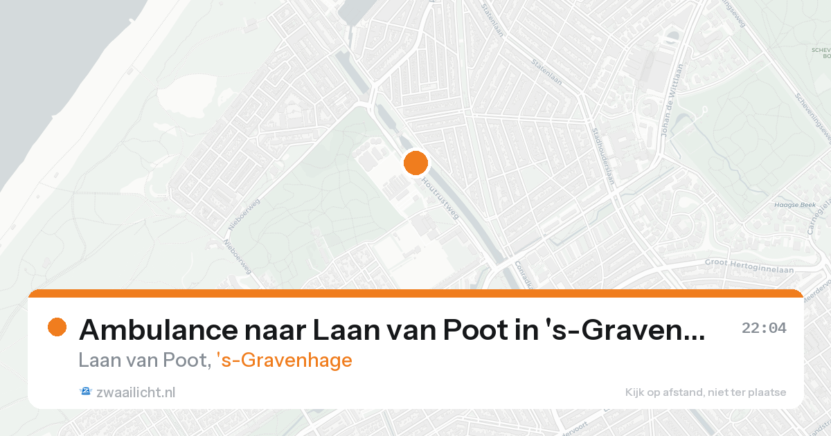 Ambulance naar Laan van Poot in 's-Gravenhage — 7 feb 2026