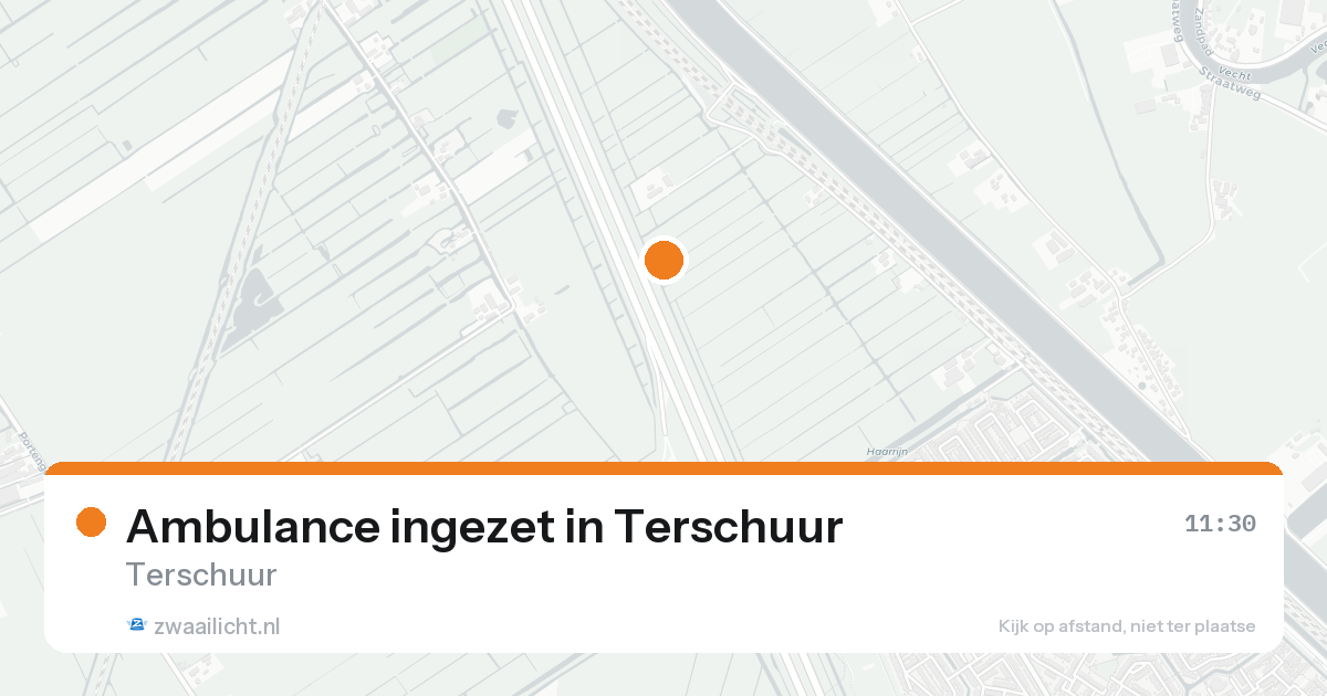 Ambulance ingezet in Terschuur — 14 aug 2026