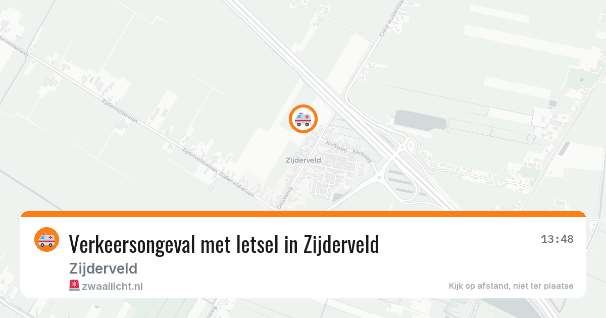 Verkeersongeval met letsel in Zijderveld — 23 mei 2026
