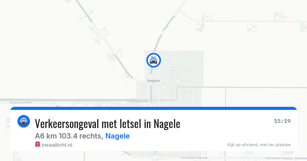 Verkeersongeval met letsel in Nagele — 9 jun 2026