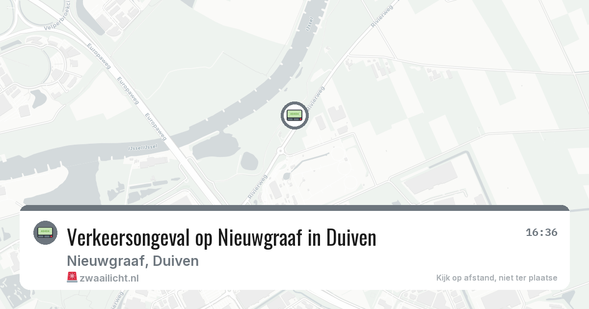 Verkeersongeval op Nieuwgraaf in Duiven — 31 mei 2026