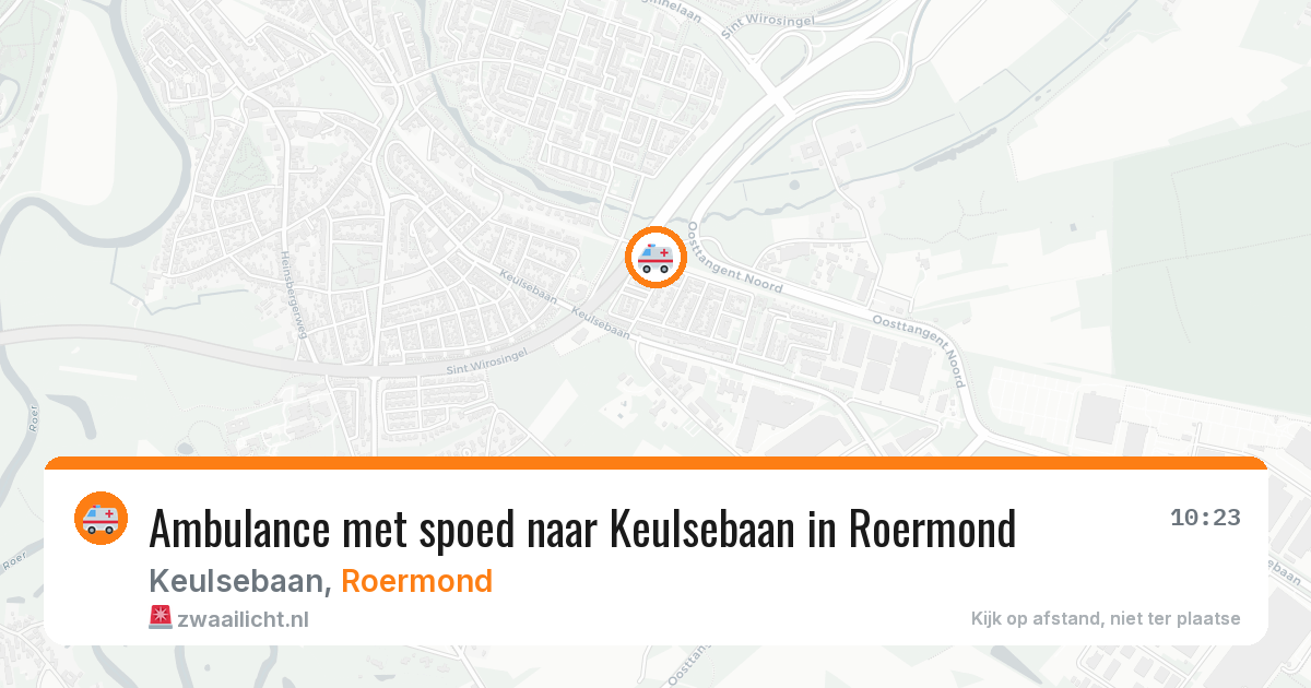 Ambulance met spoed naar Keulsebaan in Roermond — 27 jun 2026