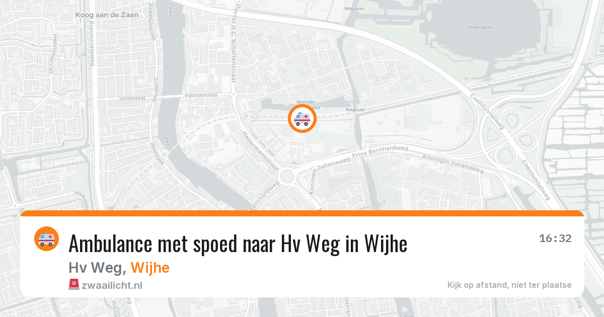 Ambulance met spoed naar Hv Weg in Wijhe — 10 aug 2026