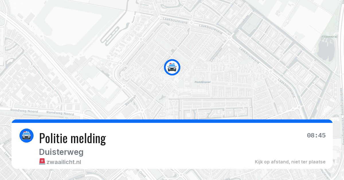 Politie melding — 24 mrt 2026