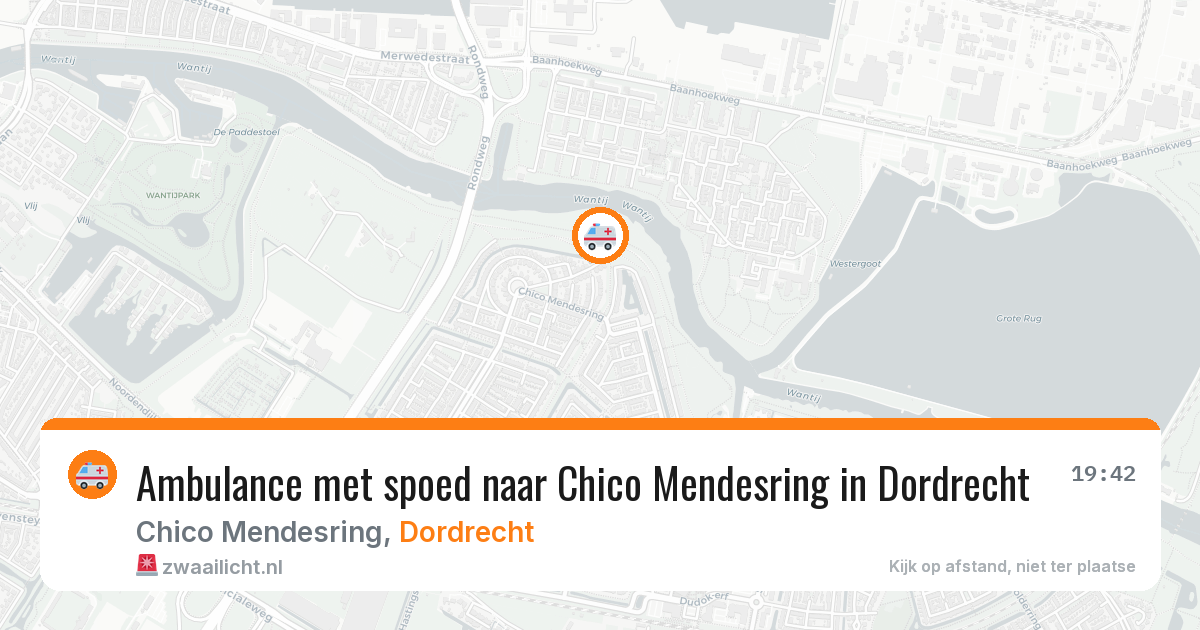 Ambulance met spoed naar Chico Mendesring in Dordrecht — 28 jan 2026
