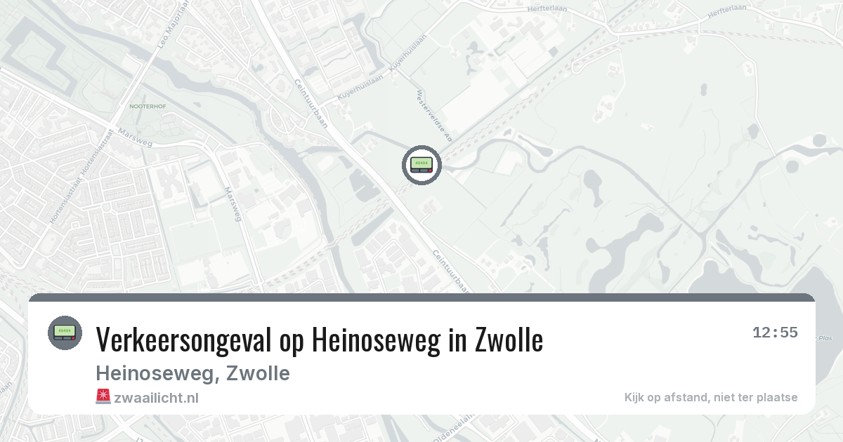 Verkeersongeval op Heinoseweg in Zwolle — 7 jul 2026