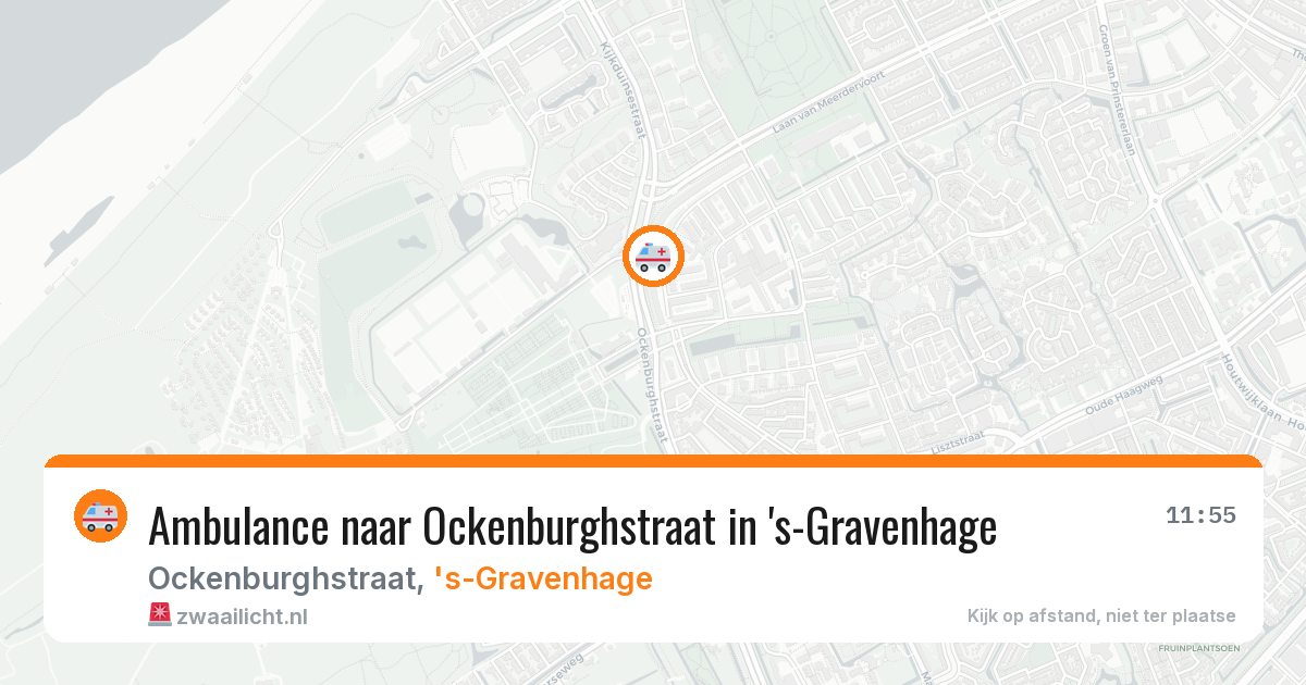 Ambulance naar Ockenburghstraat in 's-Gravenhage — 15 mei 2026