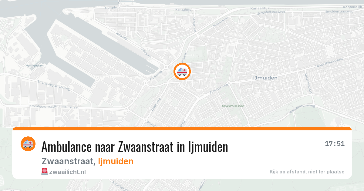 Ambulance naar Zwaanstraat in Ijmuiden — 27 jun 2026