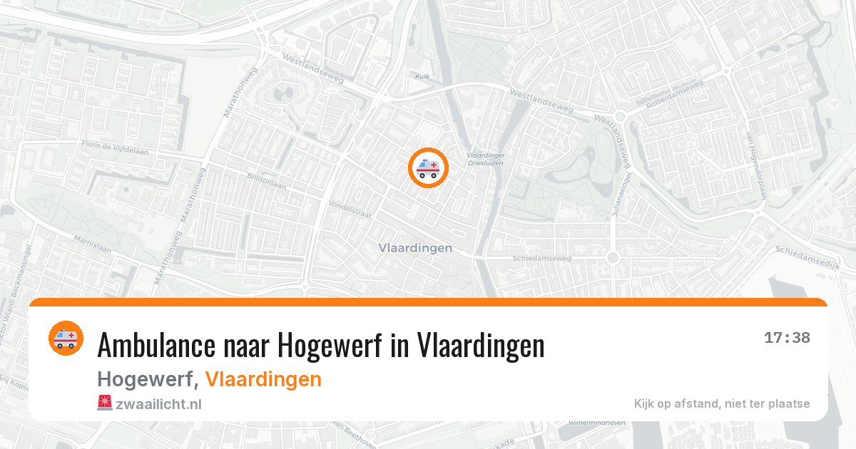 Ambulance naar Hogewerf in Vlaardingen — 5 jun 2026