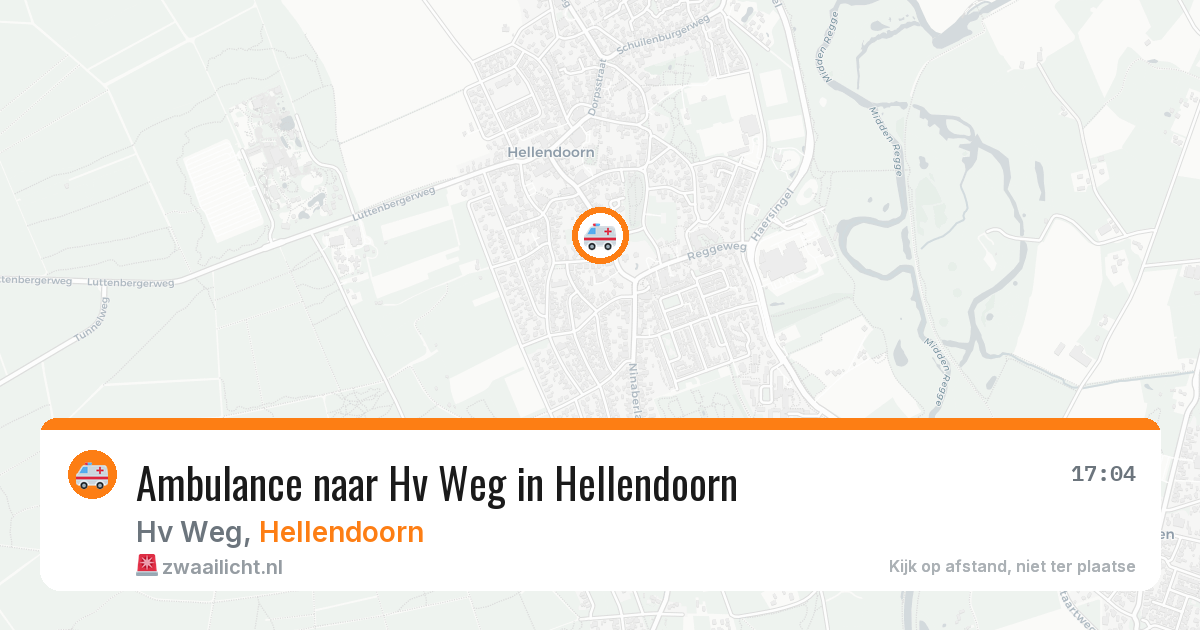 Ambulance naar Hv Weg in Hellendoorn — 9 jun 2026