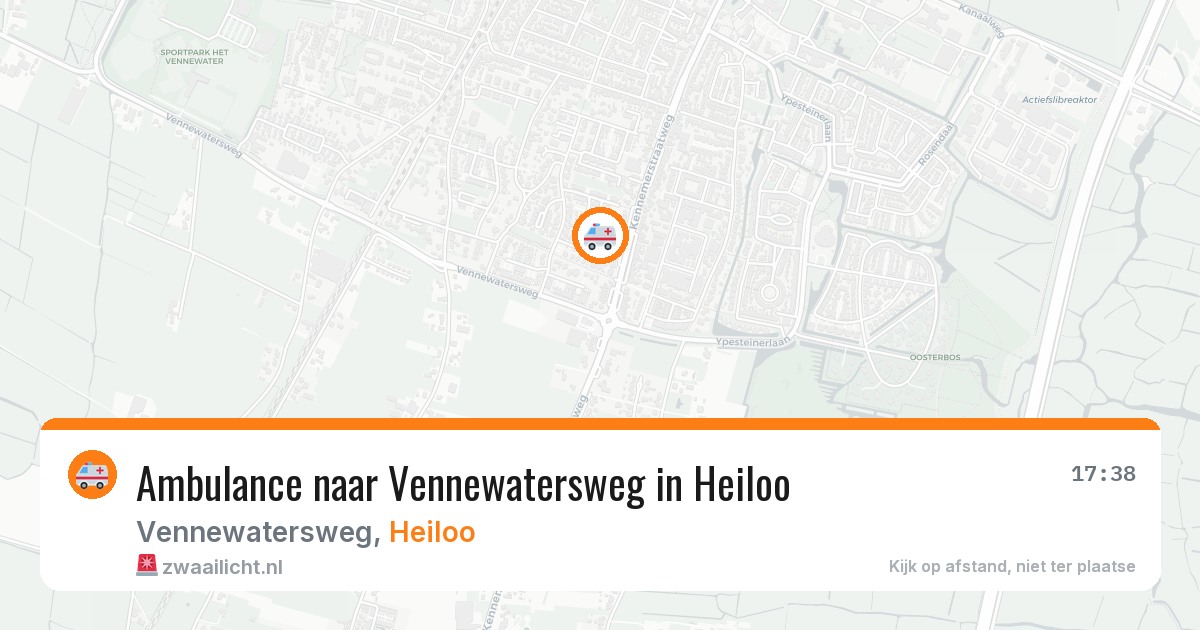 Ambulance naar Vennewatersweg in Heiloo — 24 mei 2026
