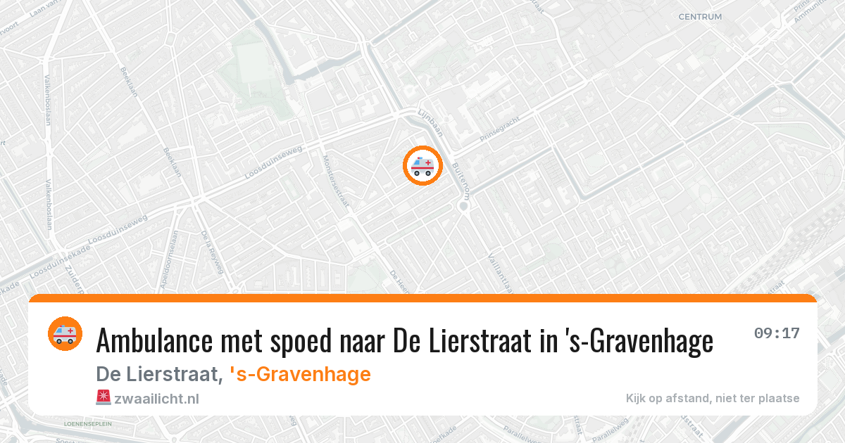 Ambulance met spoed naar De Lierstraat in 's-Gravenhage — 7 apr 2026