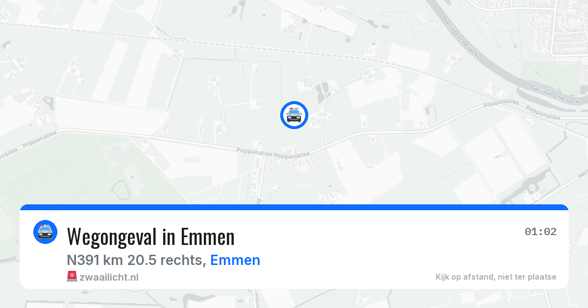 Wegongeval in Emmen — 19 jan 2026