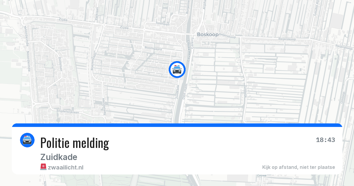 Politie melding — 9 jul 2026