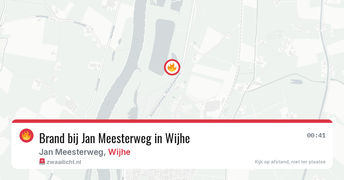 Brand bij Jan Meesterweg in Wijhe — 3 jul 2026