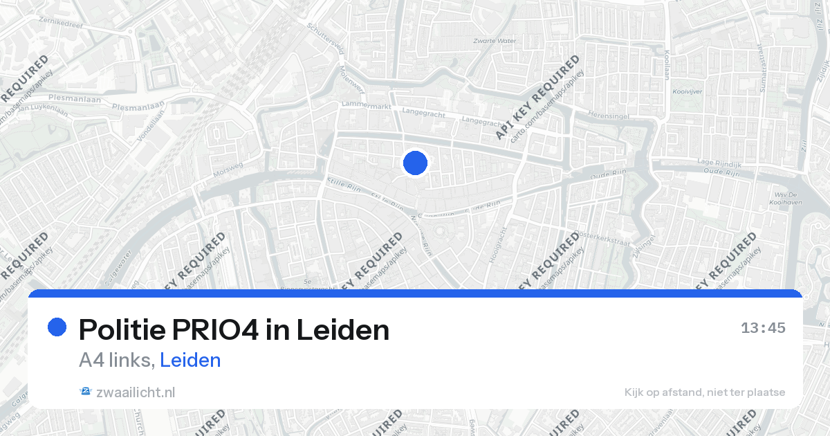 Politie PRIO4 in Leiden — 11 mrt 2026 | 🚨 Zwaailicht.nl