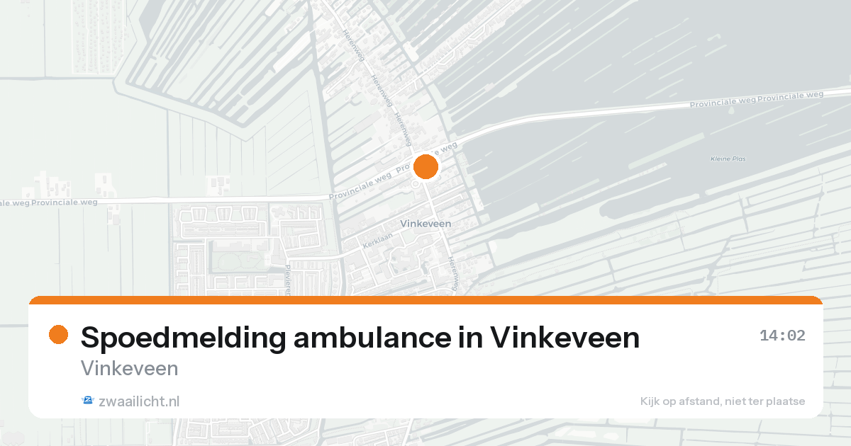 Spoedmelding ambulance in Vinkeveen — 7 feb 2026